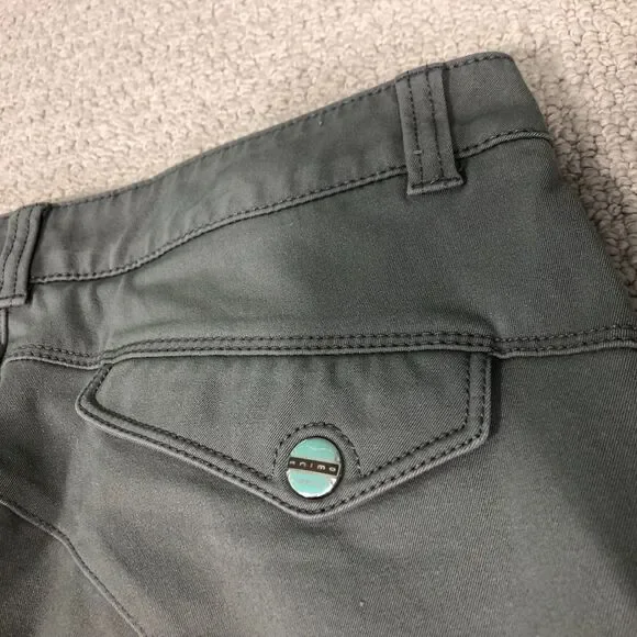 Animo Breeches Womens Gray Size IT 50 Knee Grip Italy Horse Riding READ - Picture 6 of 15